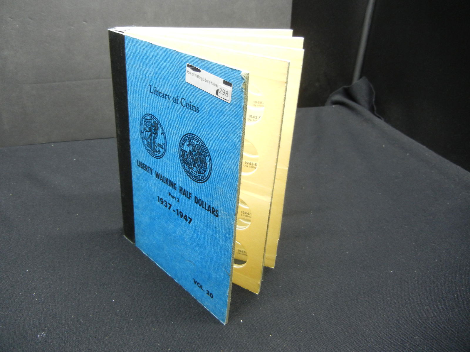 EMPTY Library of Coins Liberty Walking Half Dollars (1 of 4)