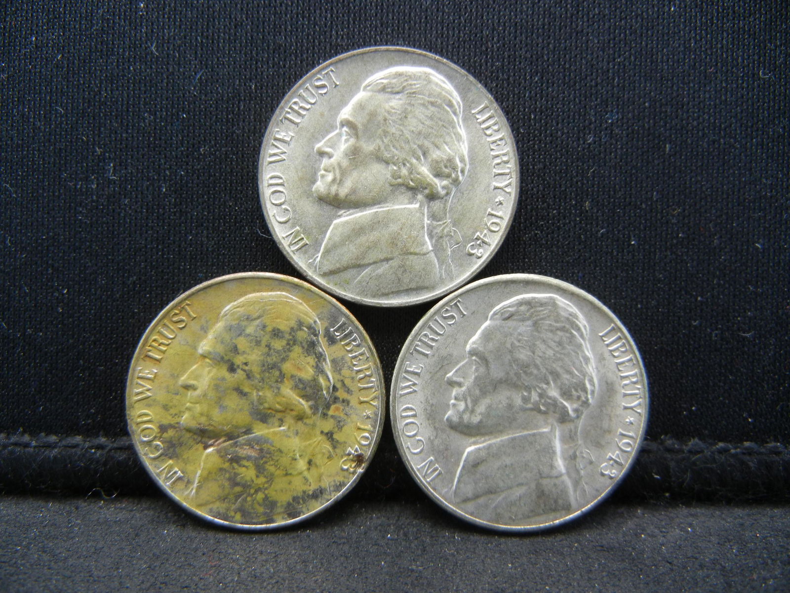 1943 PDS Uncirculated Silver War Nickels. (1 of 2)