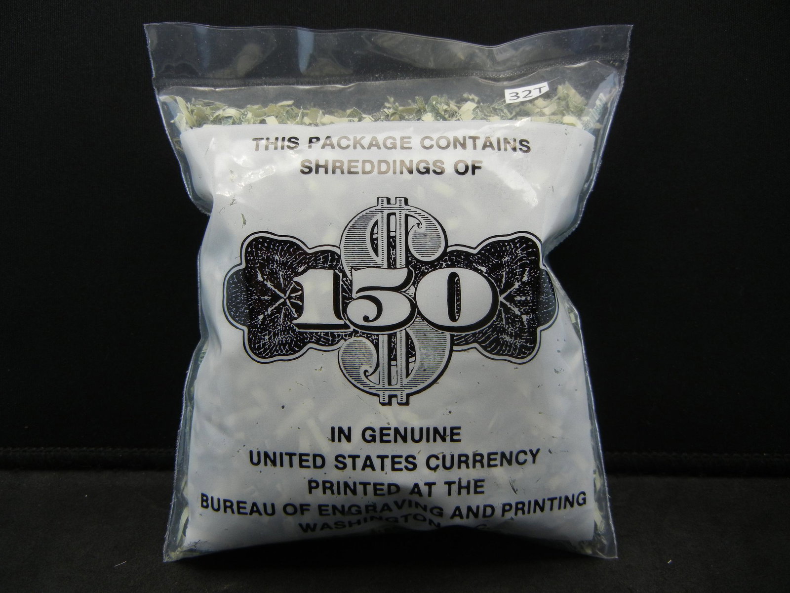 One Hundred and Fifty Dollars Worth of SHREDDED MONEY: One Hundred and Fifty Dollars Worth of SHREDDED MONEY