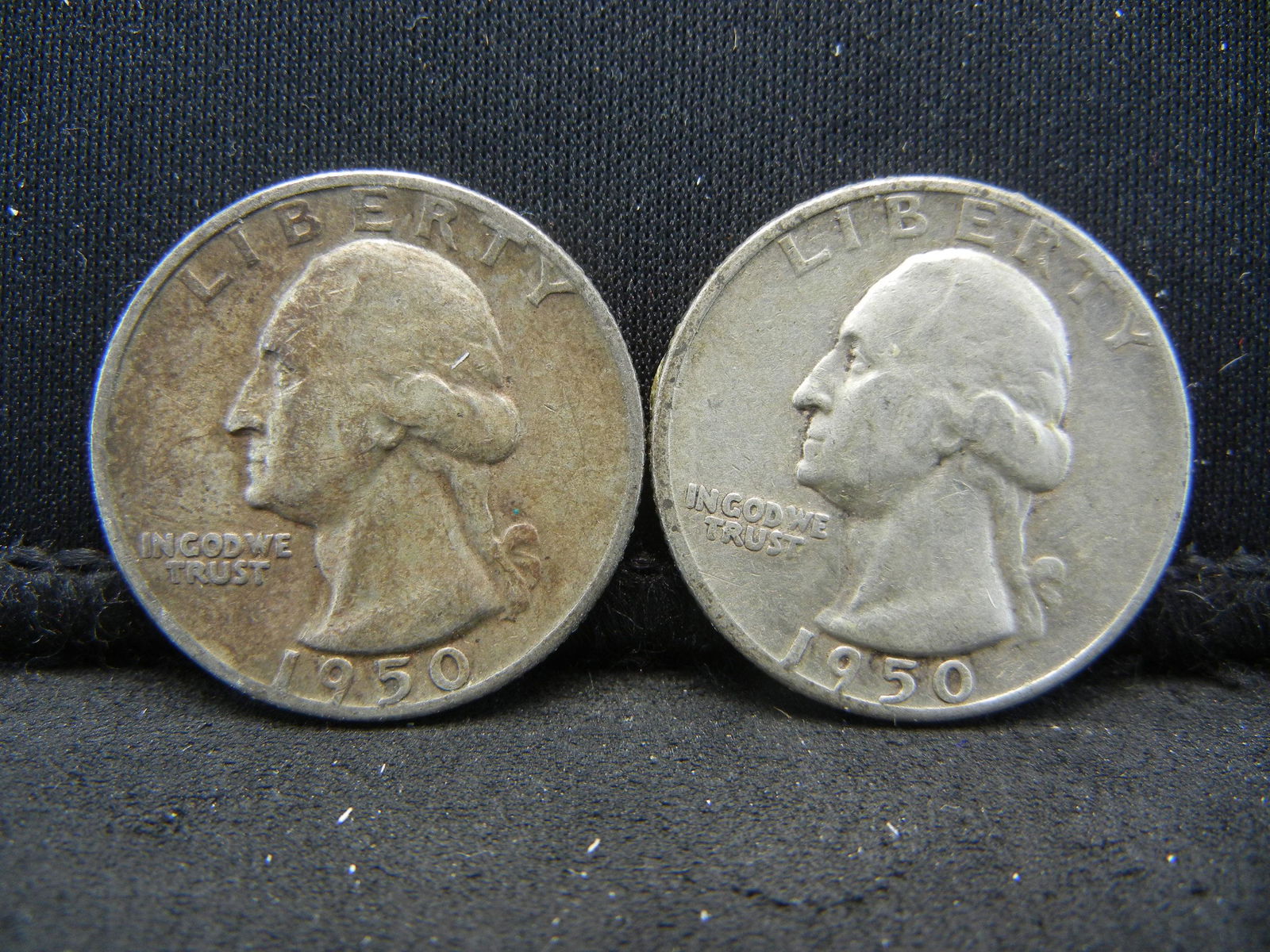 1950 DS Washington Quarters (1 of 2)