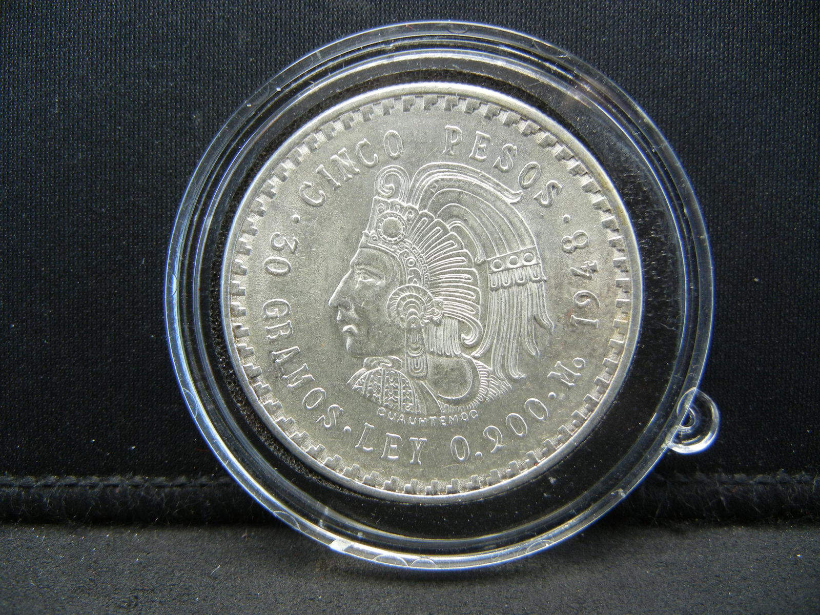 1948 Mexico SILVER 5 Peso. 30 grams. GEM BU (1 of 2)