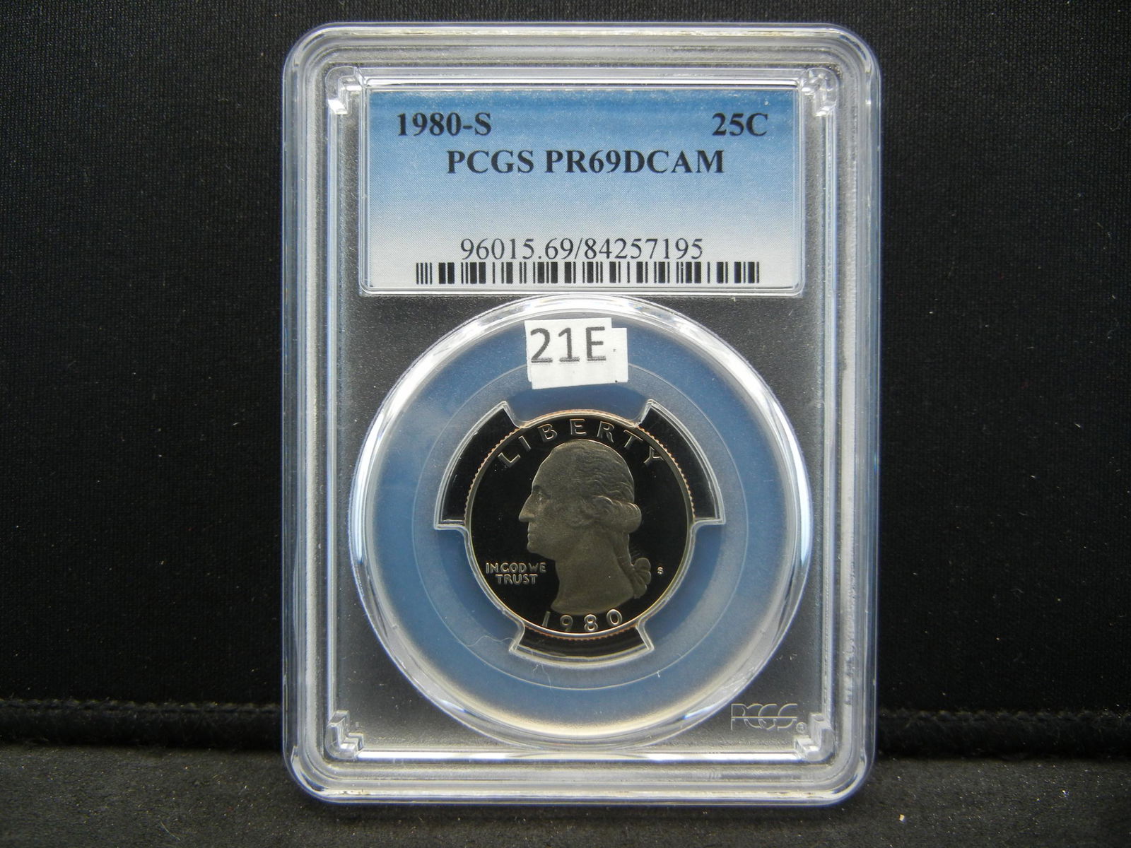 1980-S Washington Quarter PCGS PR69DCAM. (1 of 4)