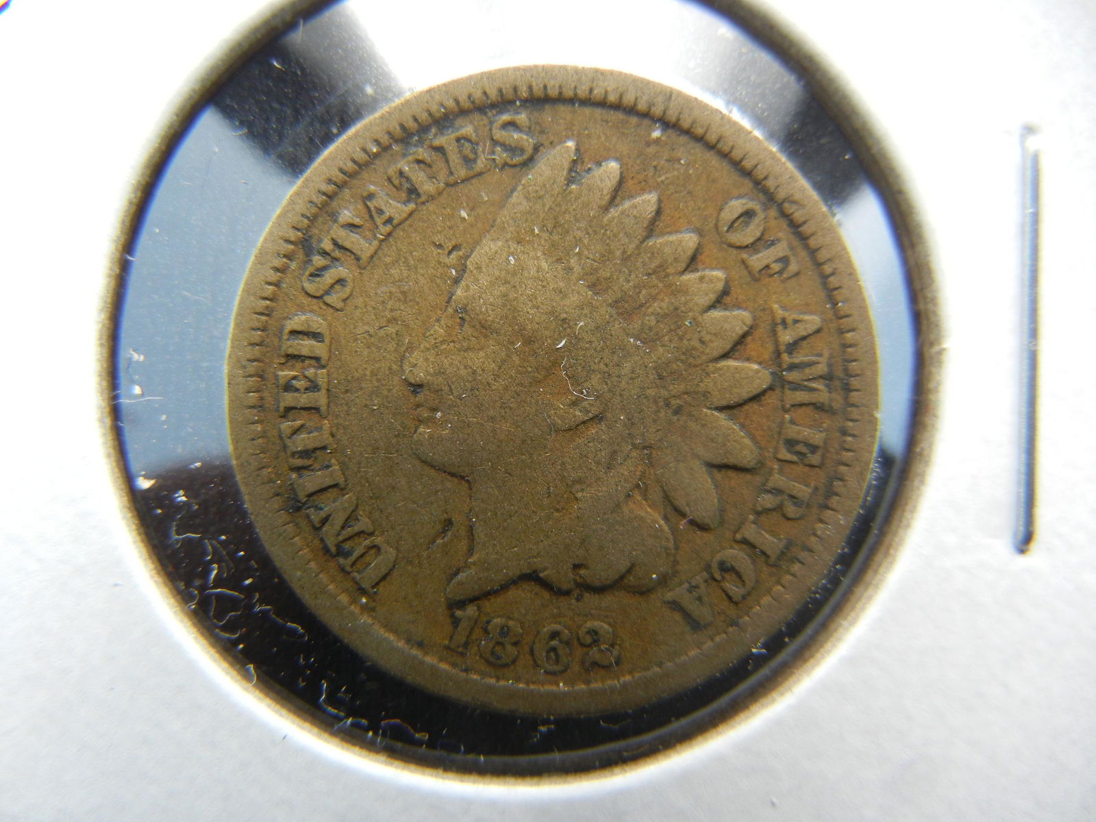 1862 Indian Cent VG. (1 of 3)