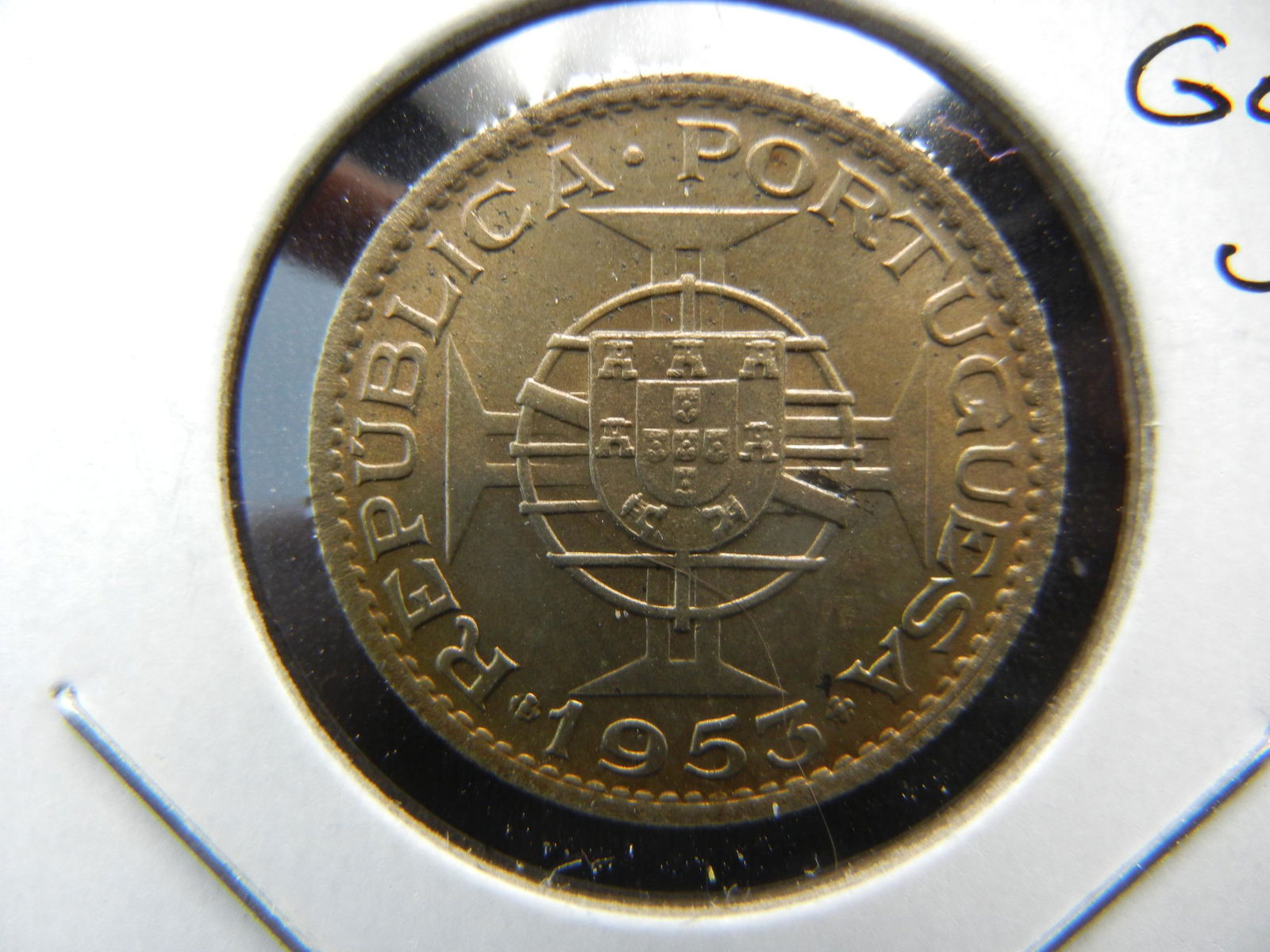 1953 Angola 2.50 Escudos. Gem UNC. (1 of 3)