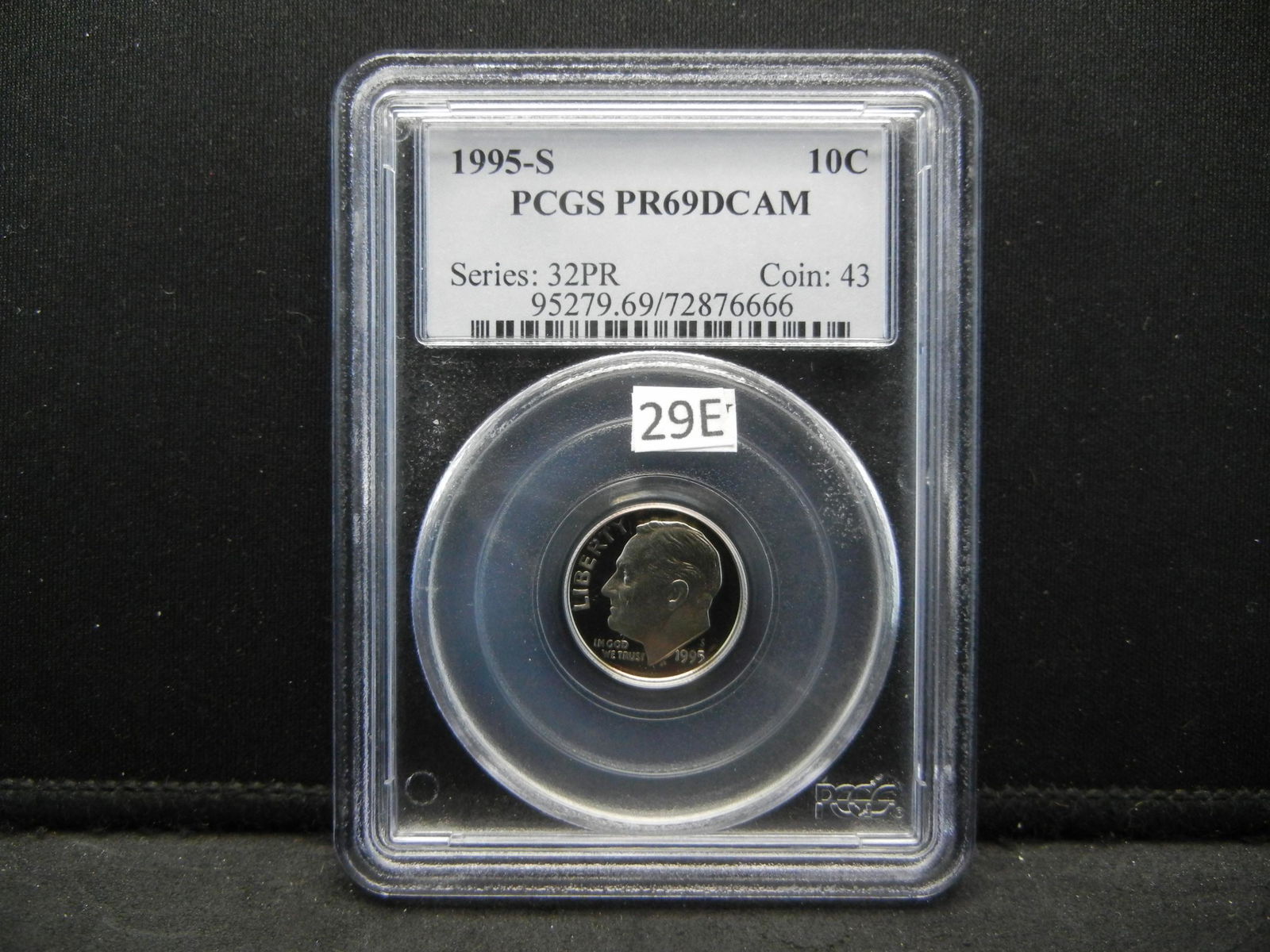 1995-S Roosevelt Dime PCGS PR69DCAM. (1 of 4)
