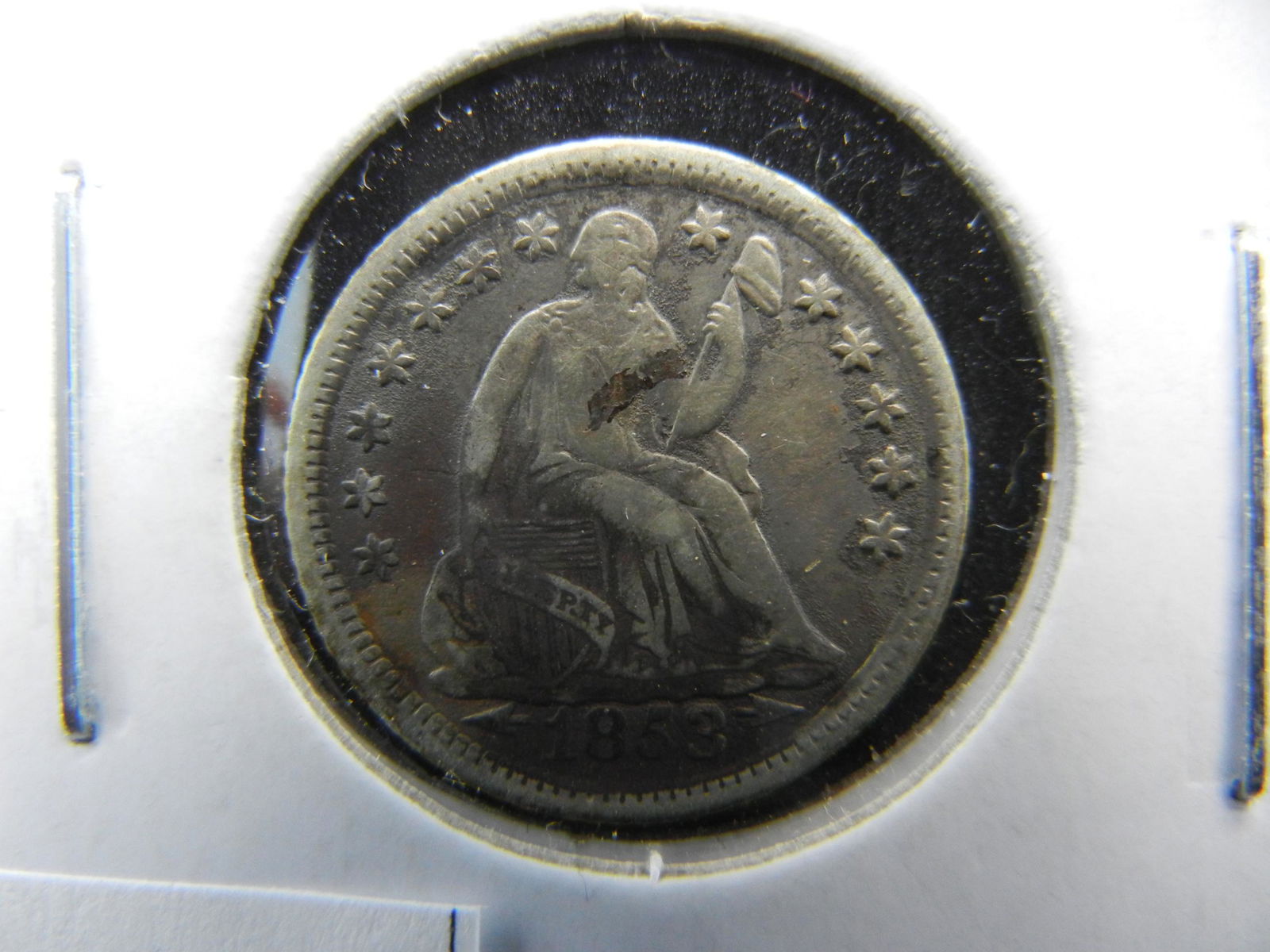 1853 O Seated Half Dime Strong Details (1 of 3)