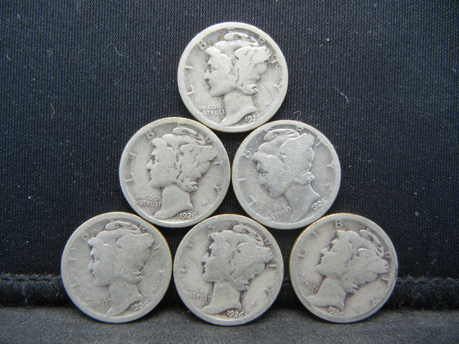 (6) 1926 s Merc Dimes Key Date (1 of 2)