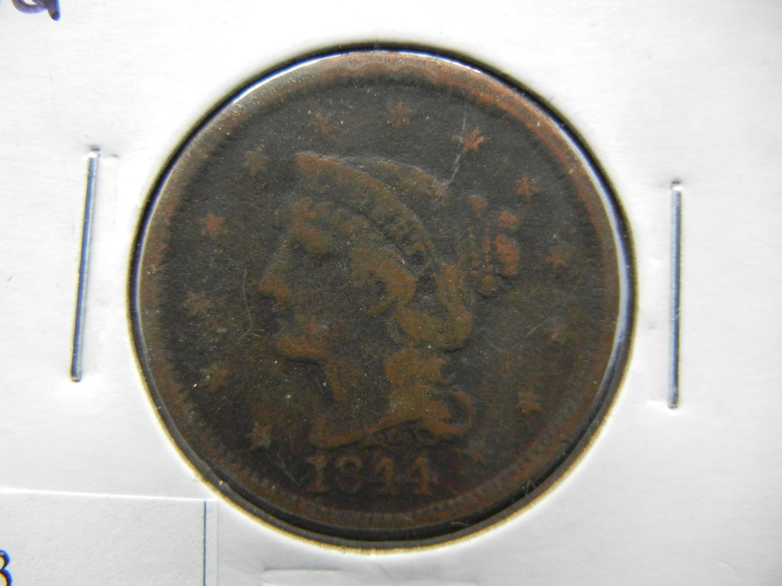 1844 Large Cent (1 of 3)