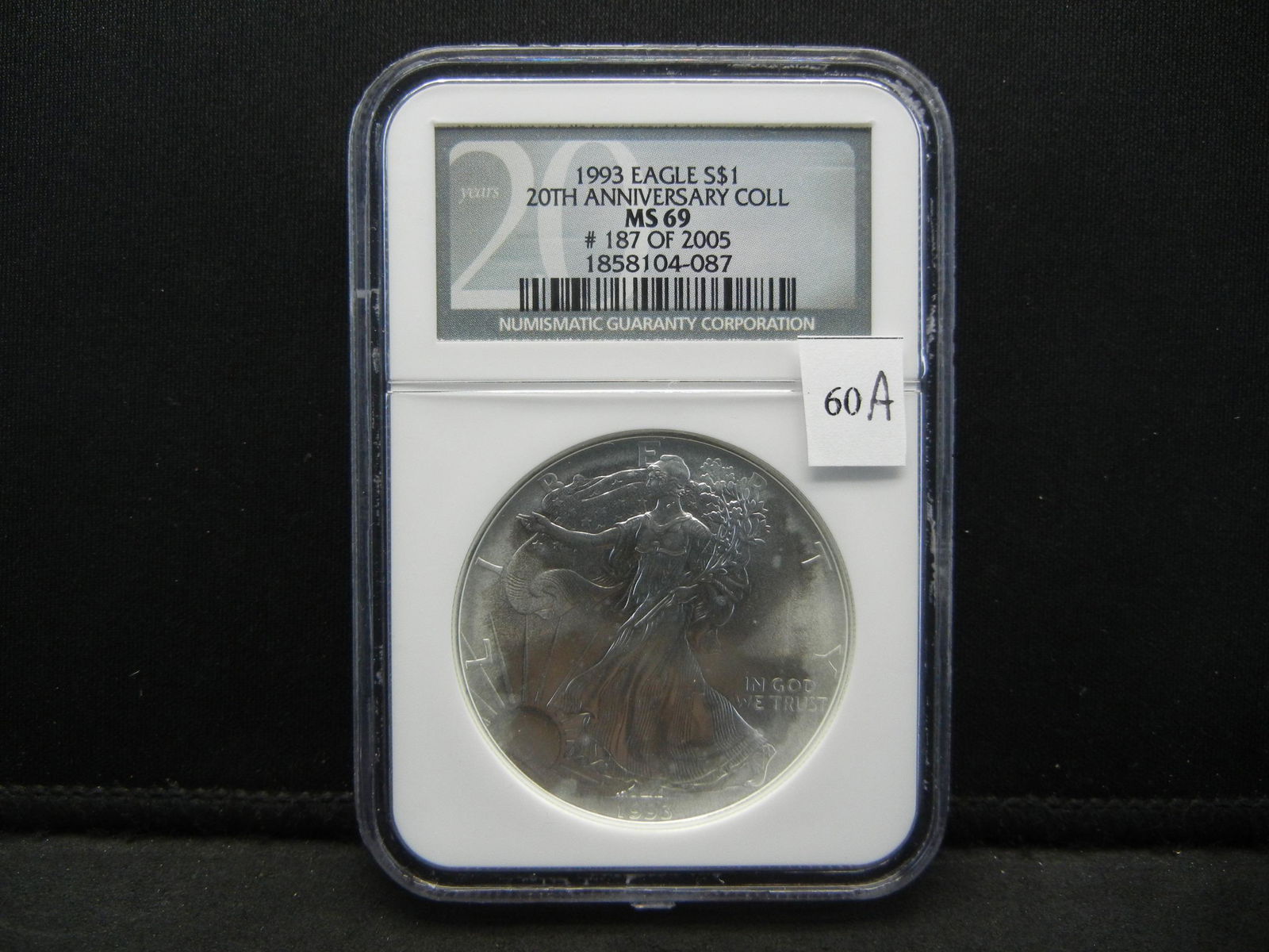 1993 Silver American Eagle NGC MS69 (1 of 4)