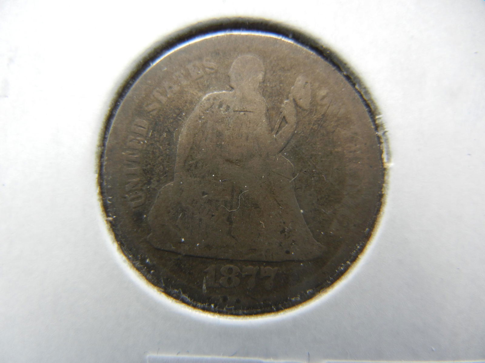 1877 Seated Dime (1 of 3)