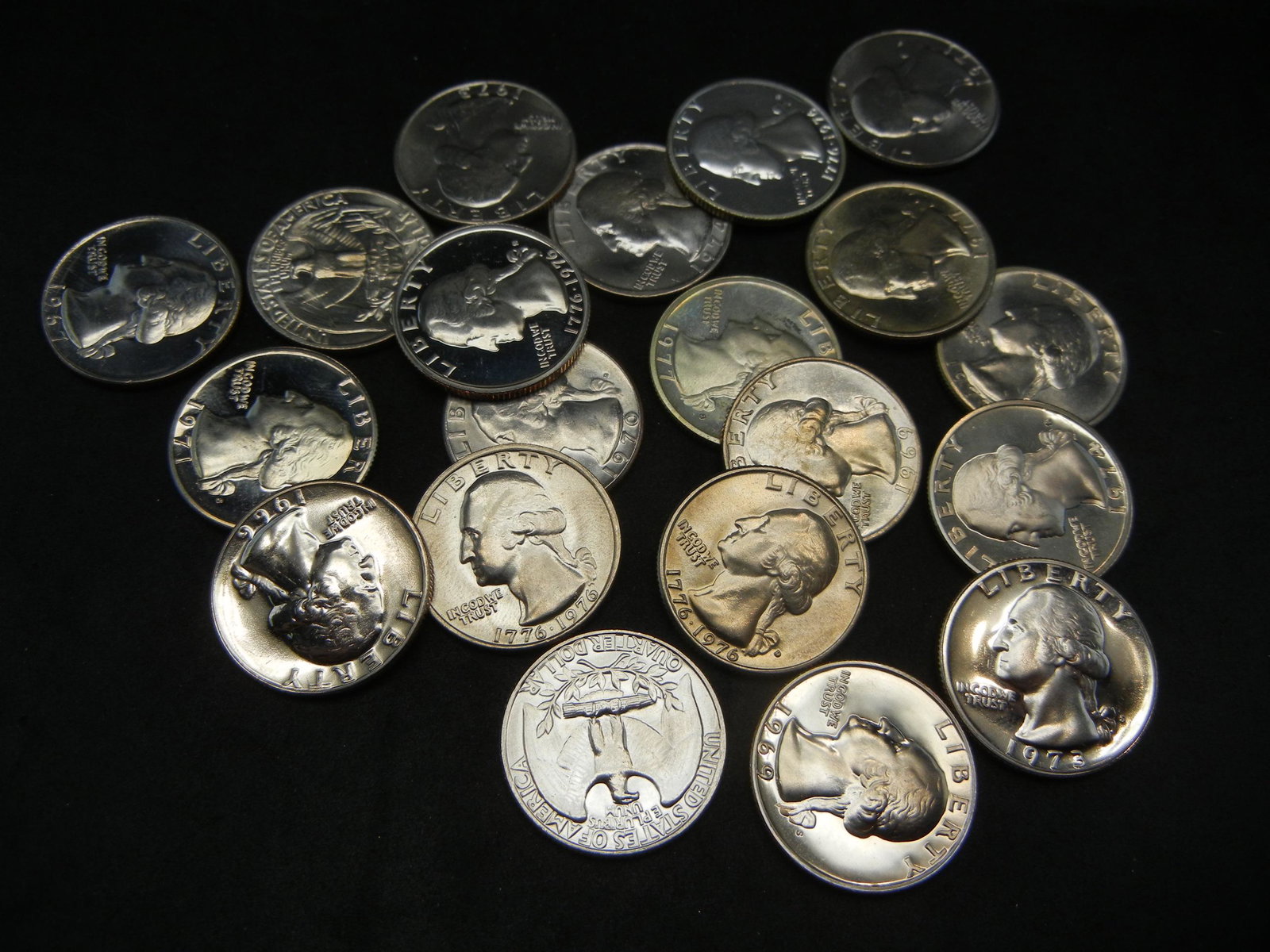 (20) BU or Proof Washington Quarters in Tube Nice Mix (1 of 4)