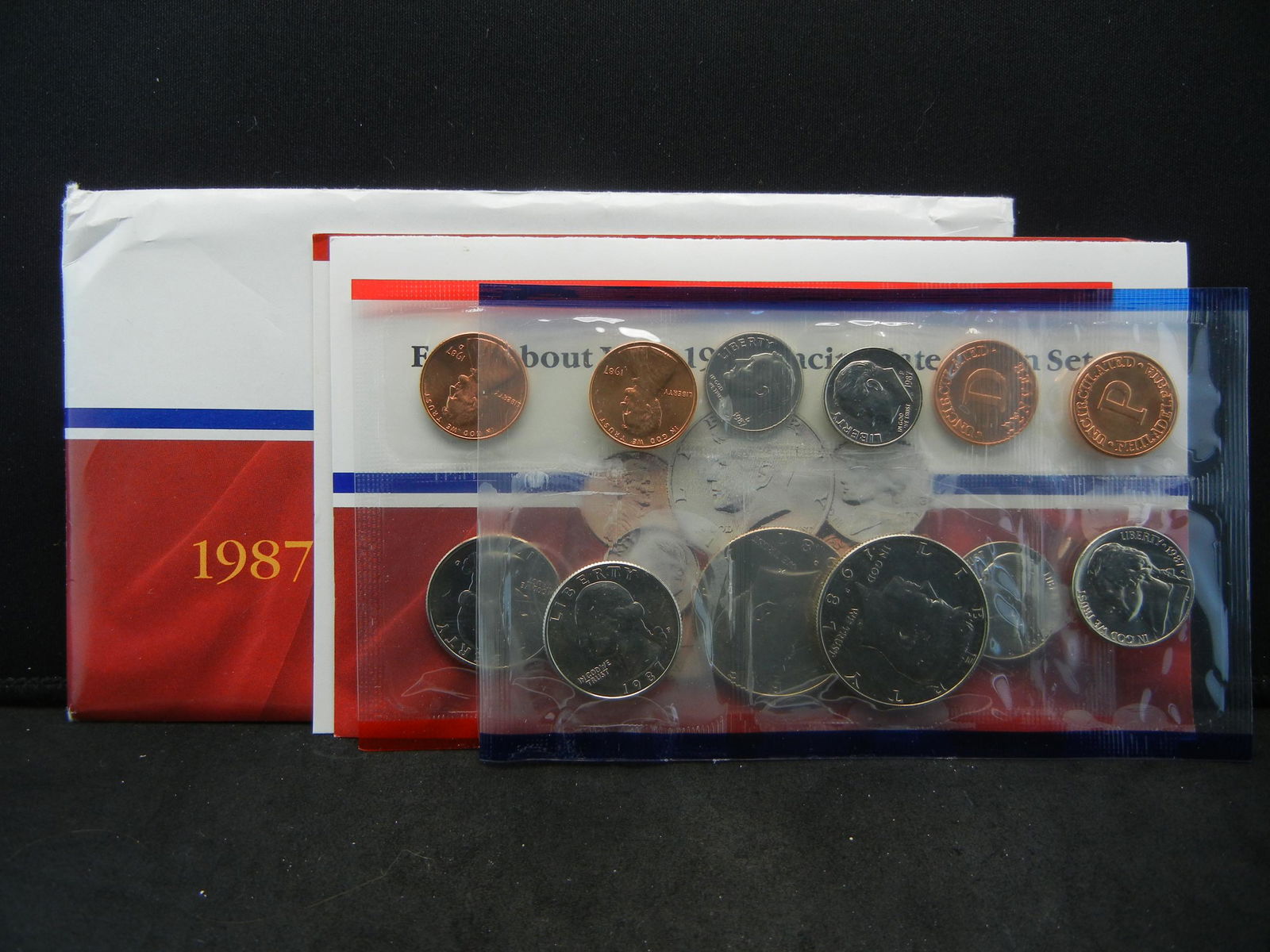 1987 PD Unc US Mint Year Set (1 of 6)