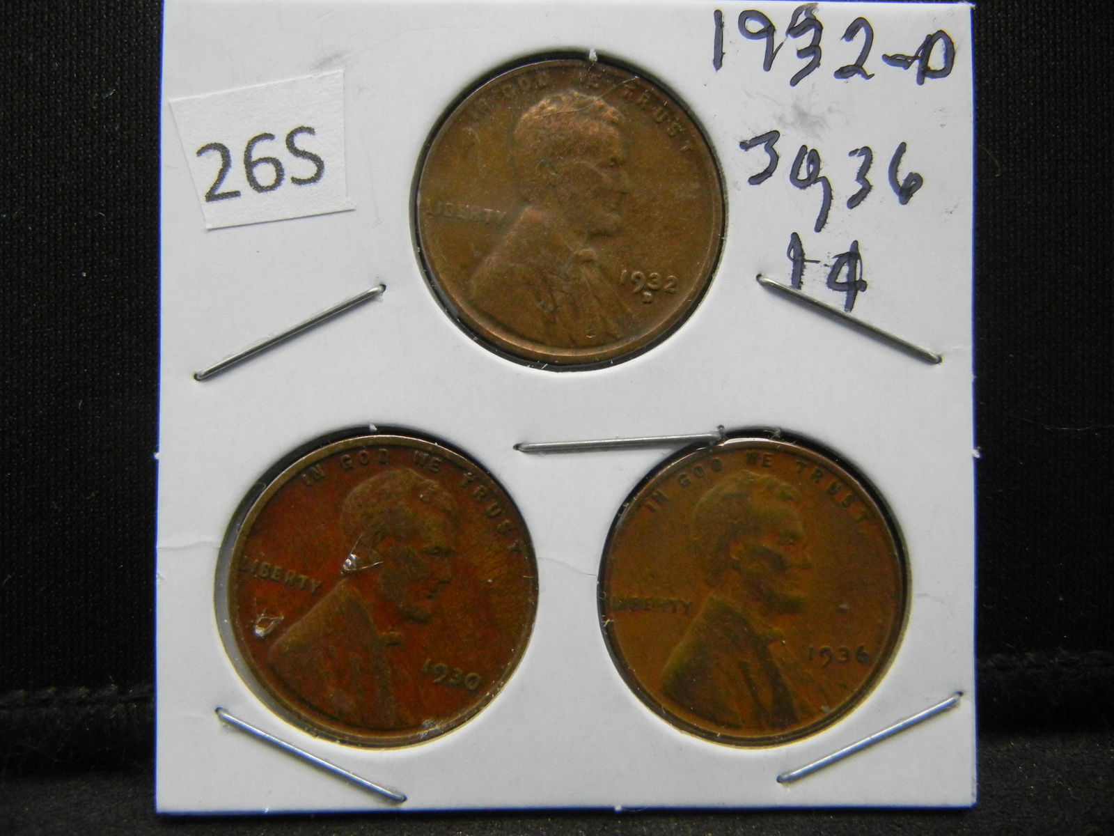 1930, 32 D, 36 Lincoln Wheat Cents (1 of 2)