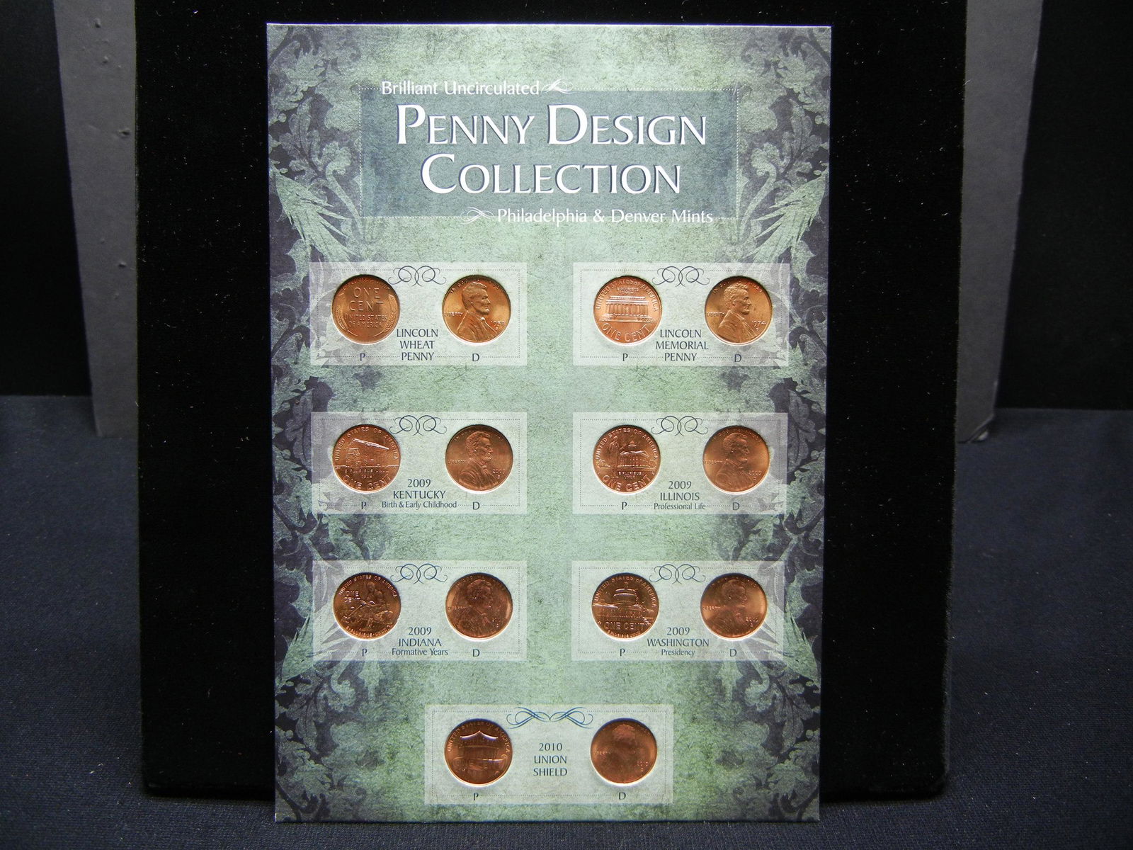 Brilliant Uncirculated Penny Design Collection (1 of 6)