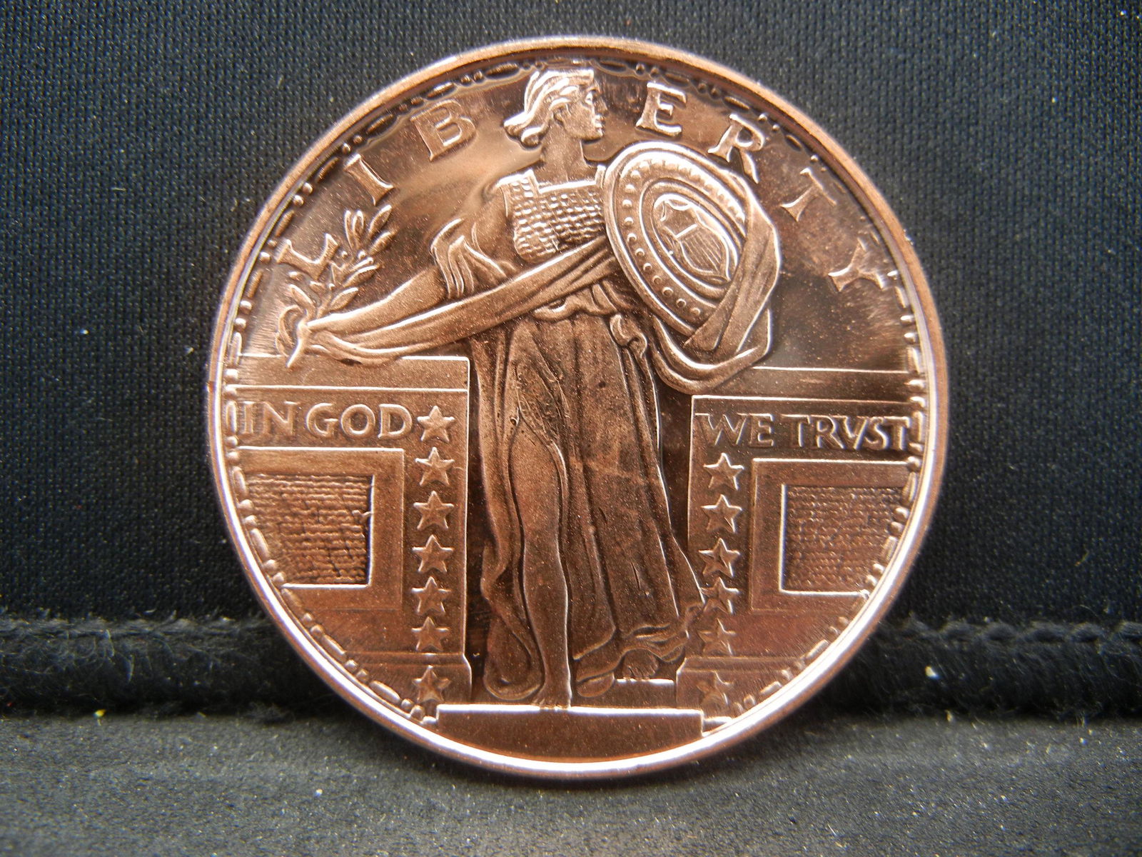 Copper Round .999 Standing Liberty (1 of 2)