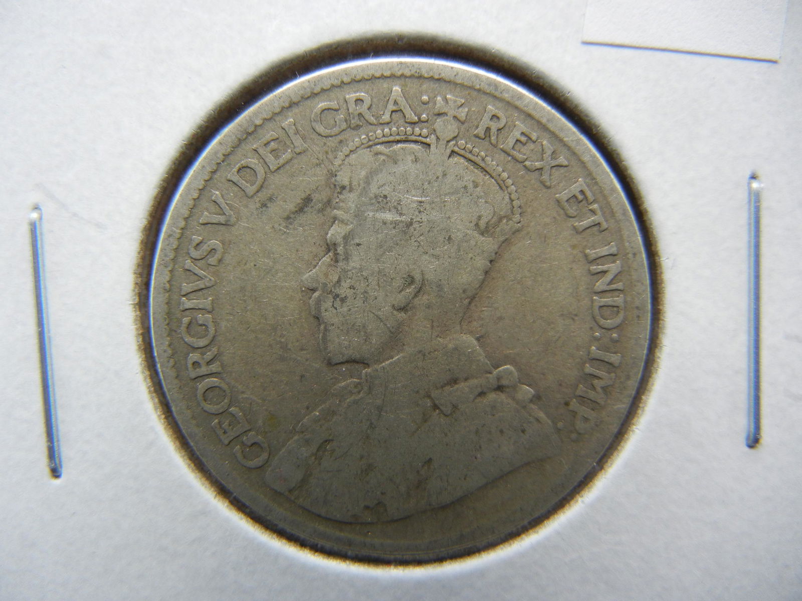 1917 Canadian 25 Cents 92.5% Silver (1 of 3)