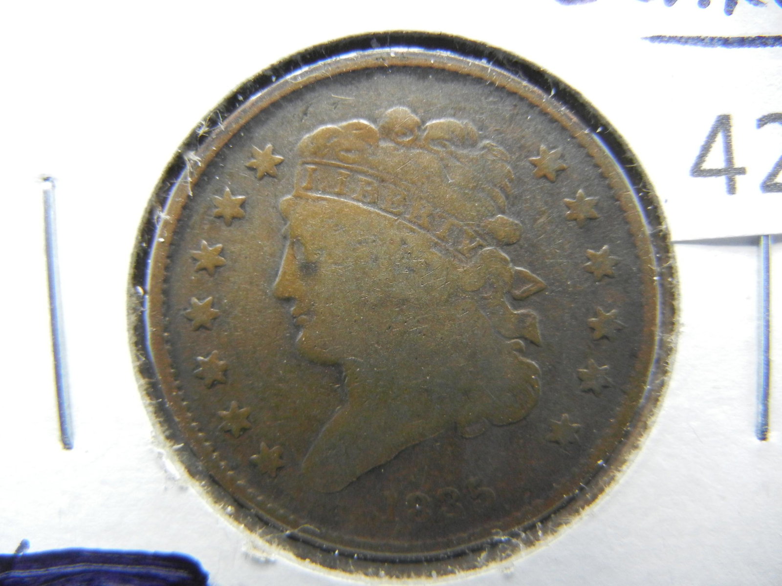 1835 Half Cent (1 of 3)