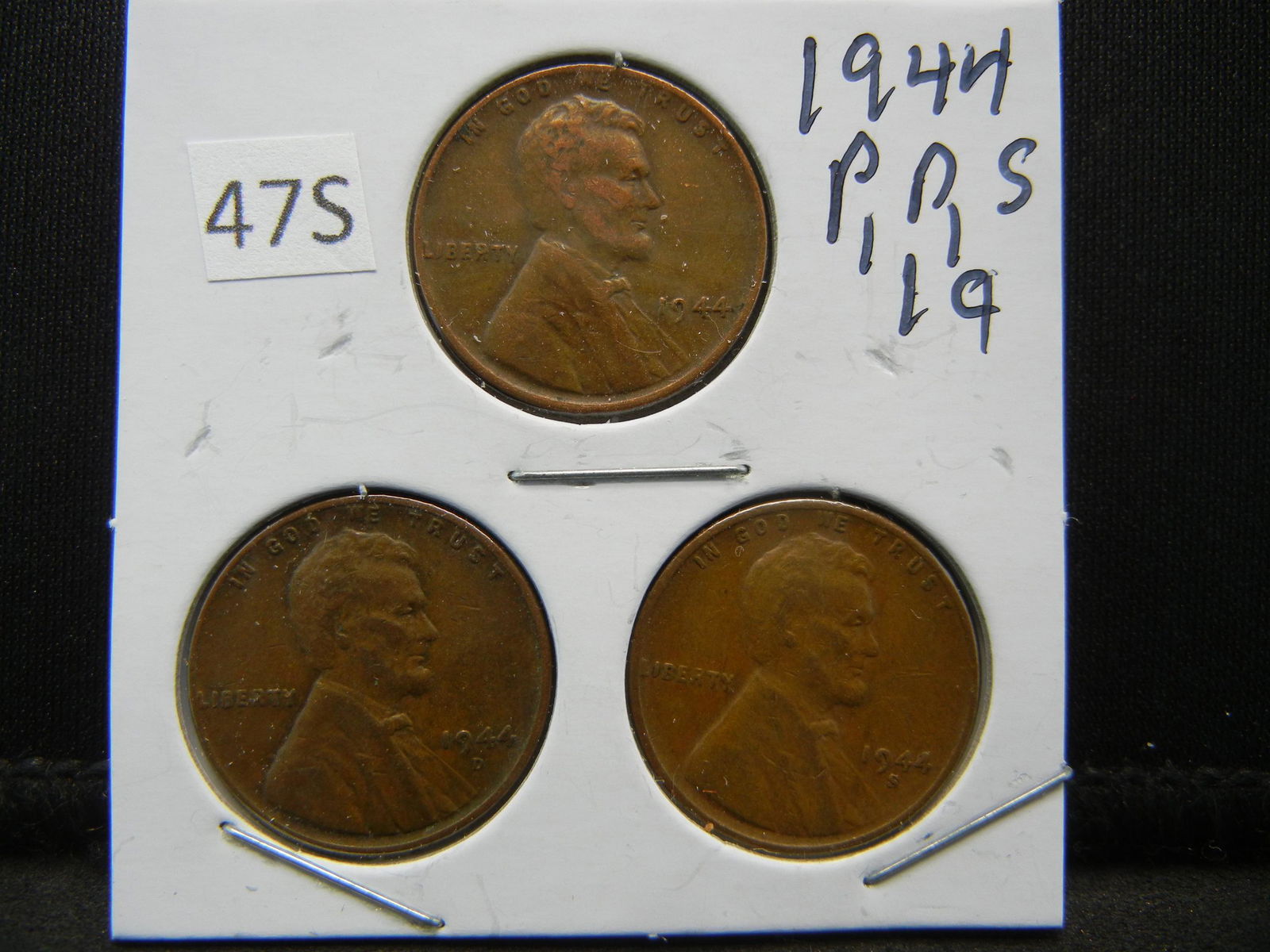 1944 PDS Lincoln Wheat Cents (1 of 2)