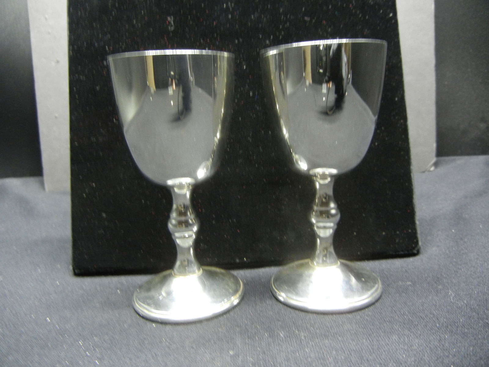 (2) Silver Plated Goblets (1 of 4)