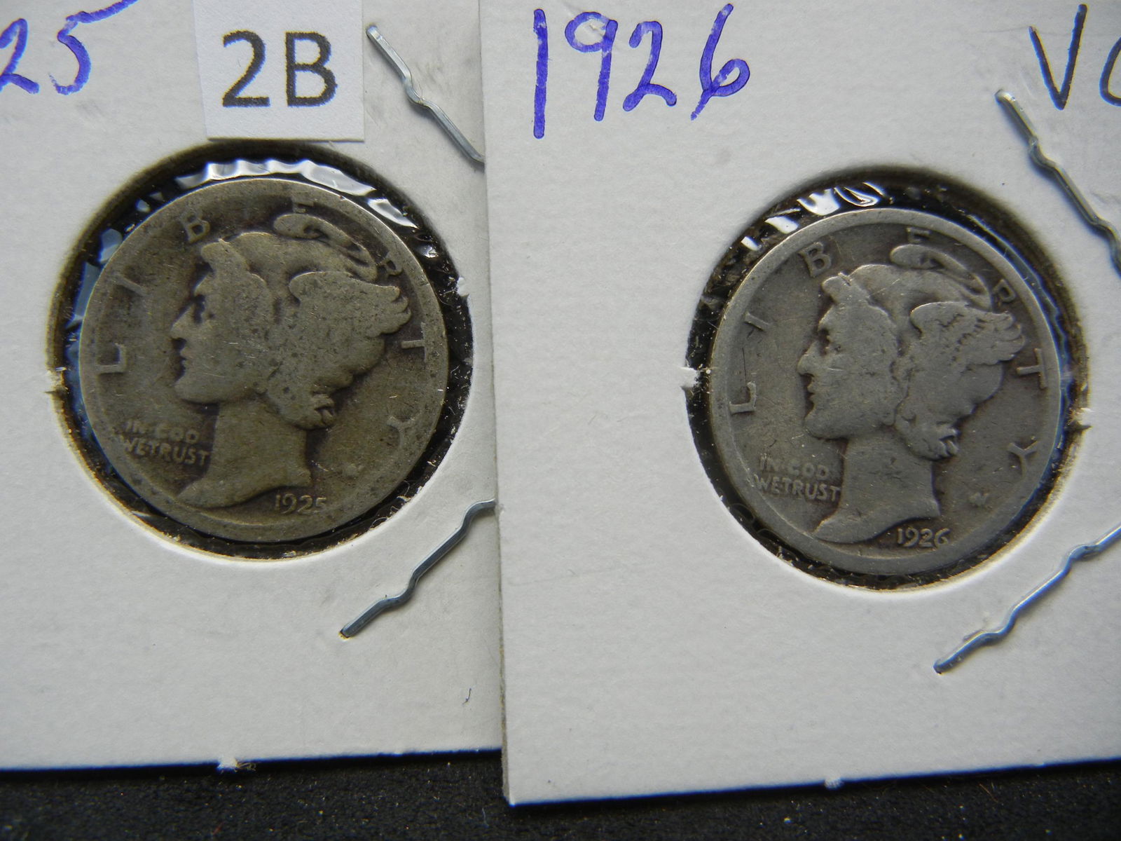 1925, 26 Mercury Dimes (1 of 3)