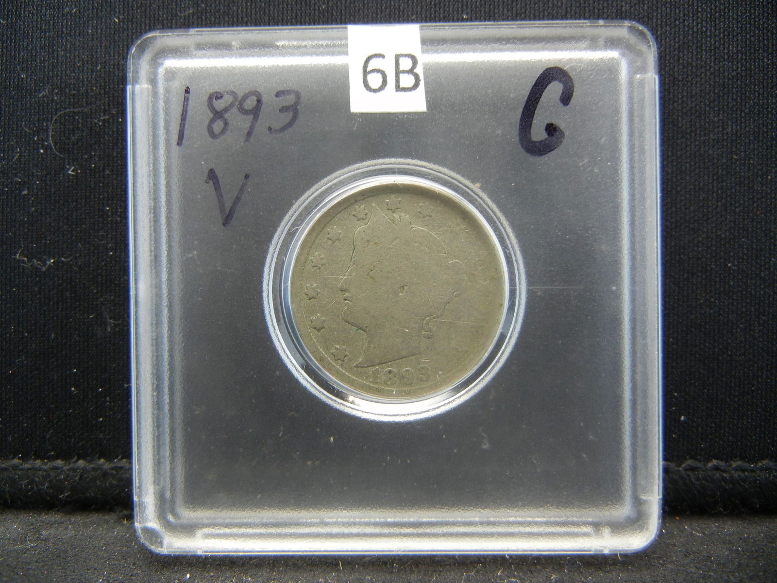 1893 Liberty Head V Nickel With Cents (1 of 4)