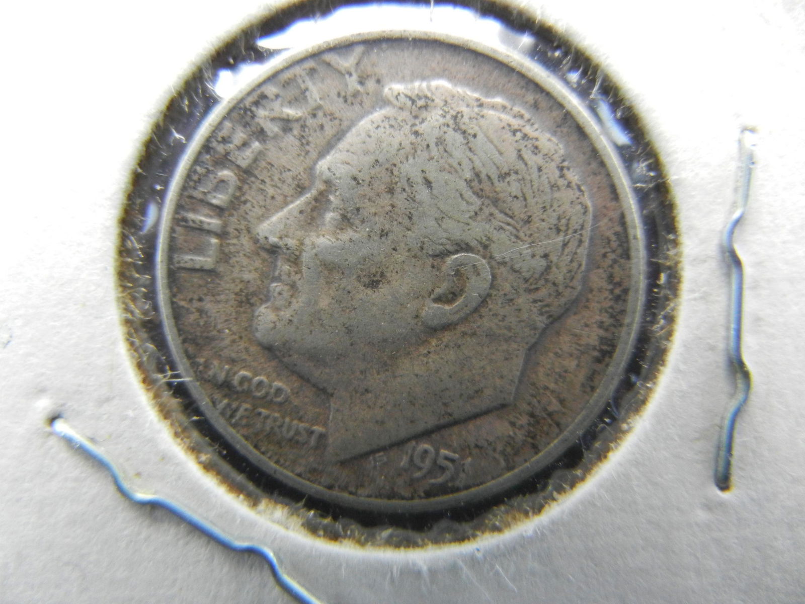 1951 Roosevelt Dime 90% Silver (1 of 3)