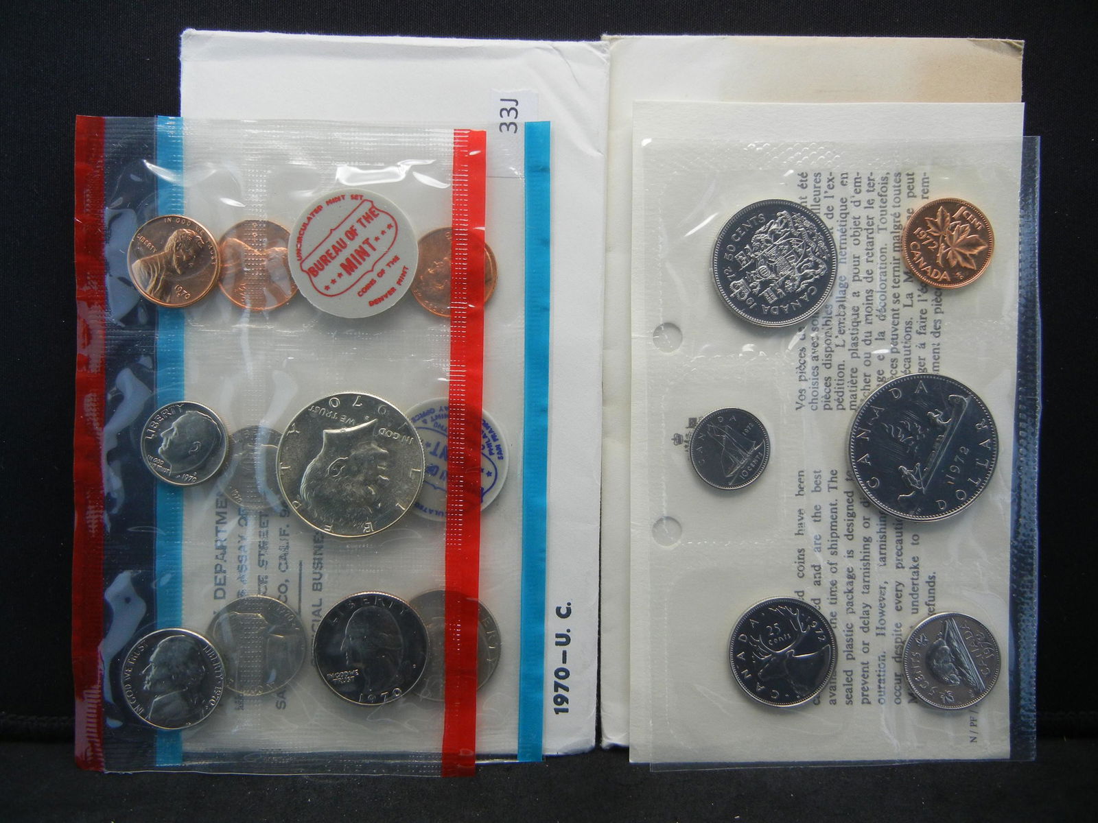 1970 Silver Mint set & 1972 Canada Mint set (1 of 7)