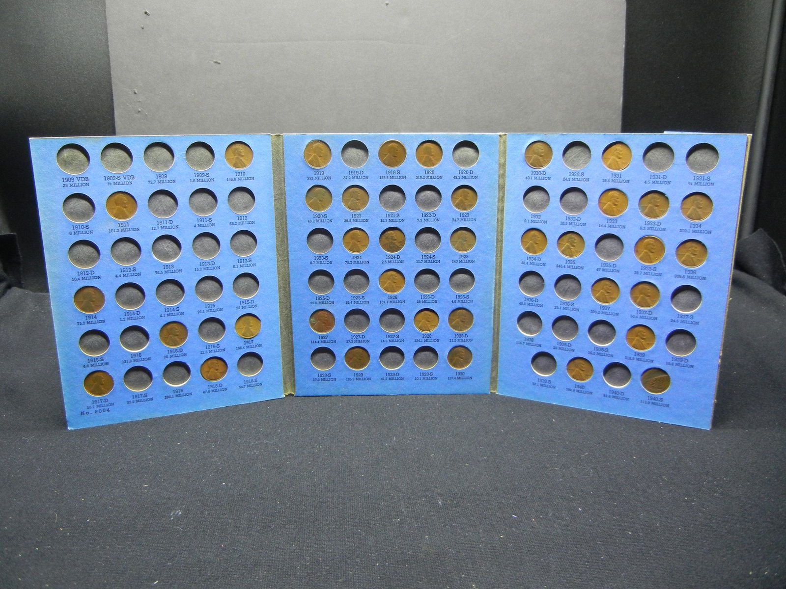 INCOMPLETE Whitman Lincoln Cent Collection Book, (36) (1 of 7)