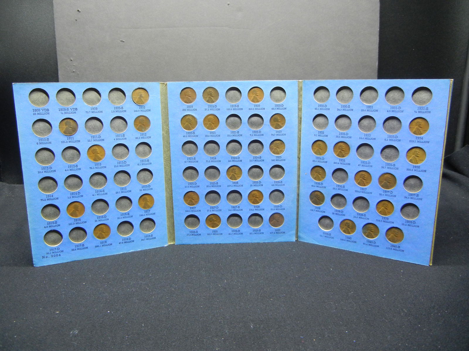 INCOMPLETE Whitman Lincoln Cent Collection Book, (31) (1 of 7)