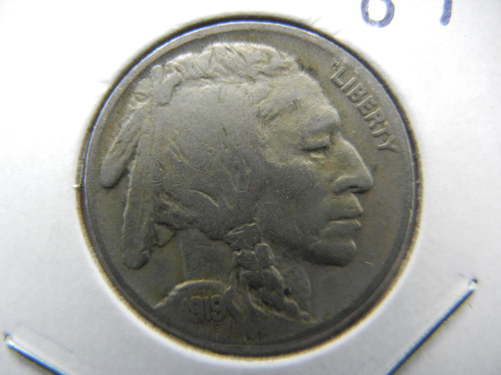 1919 Buffalo Nickel. VF (1 of 3)