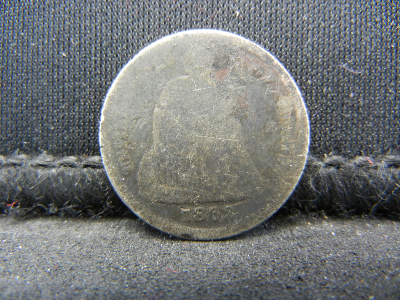 1862 Seated Liberty Dime (1 of 2)