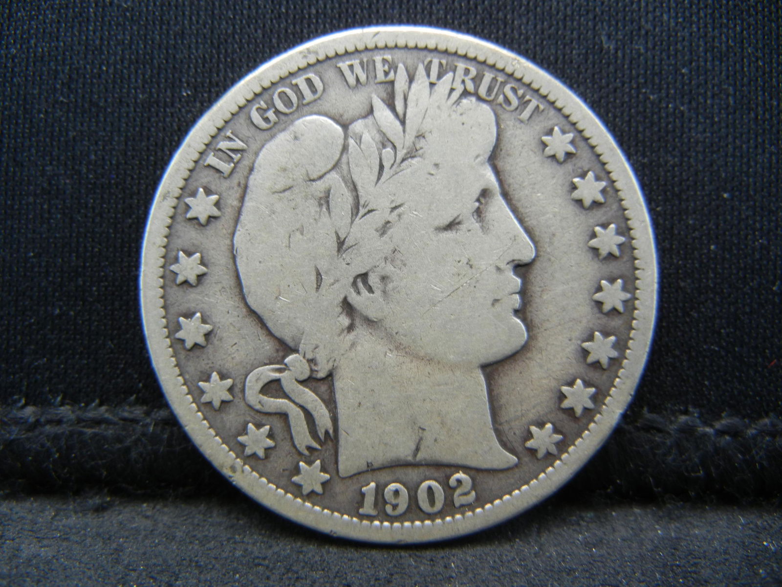 1902-O Barber Half Dollar, VG++. (1 of 2)