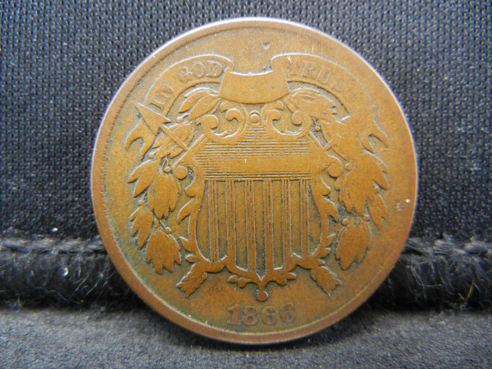 1866 Two Cent Piece Fine (1 of 2)