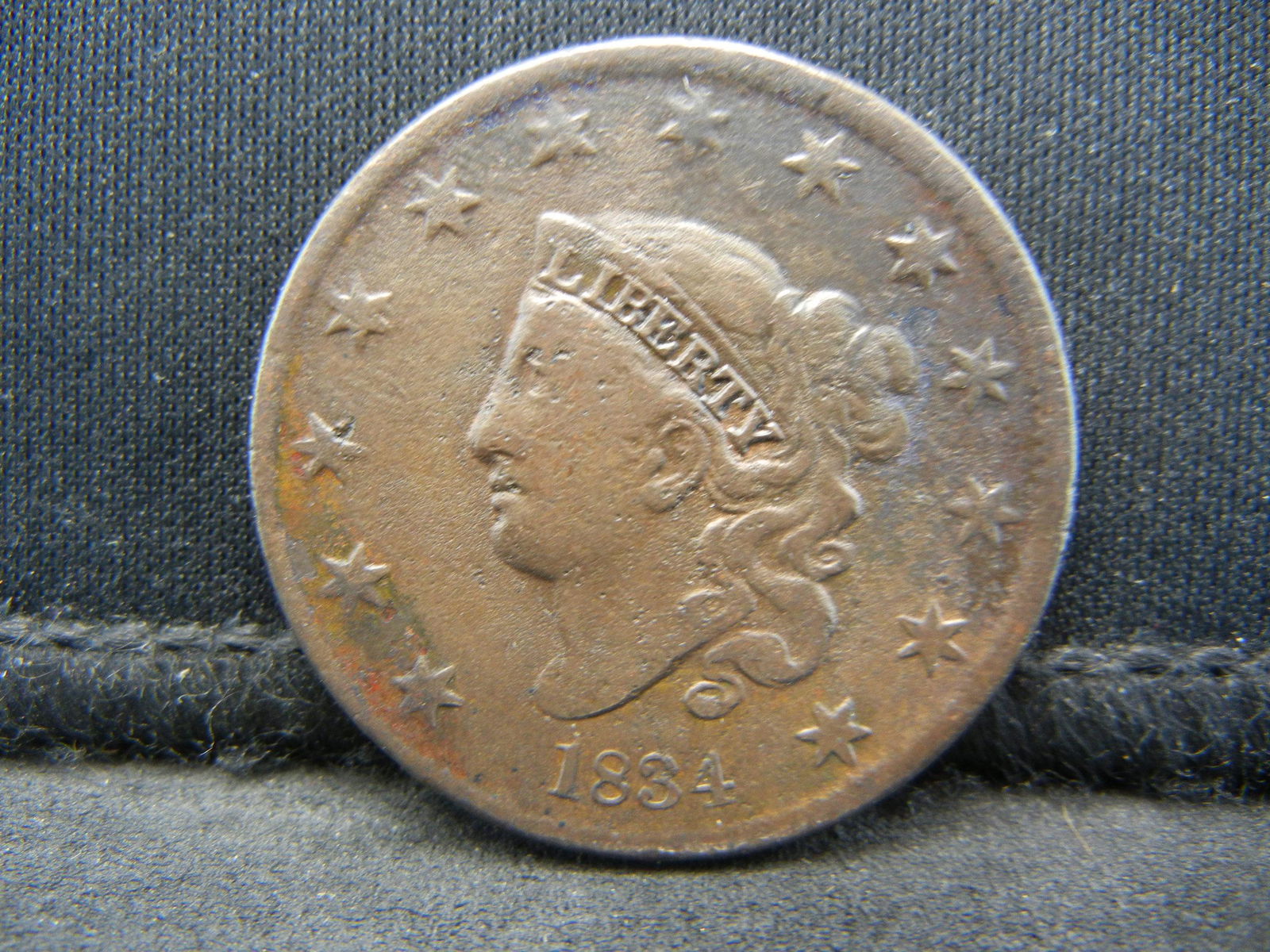 1834 Large Cent (1 of 2)