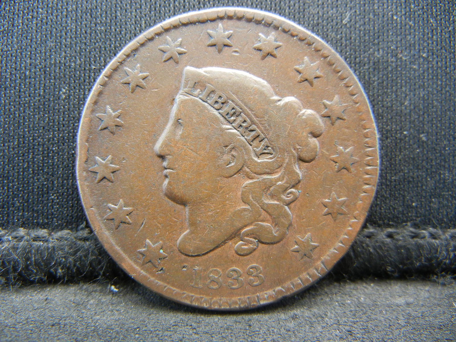 1833 Large Cent (1 of 2)