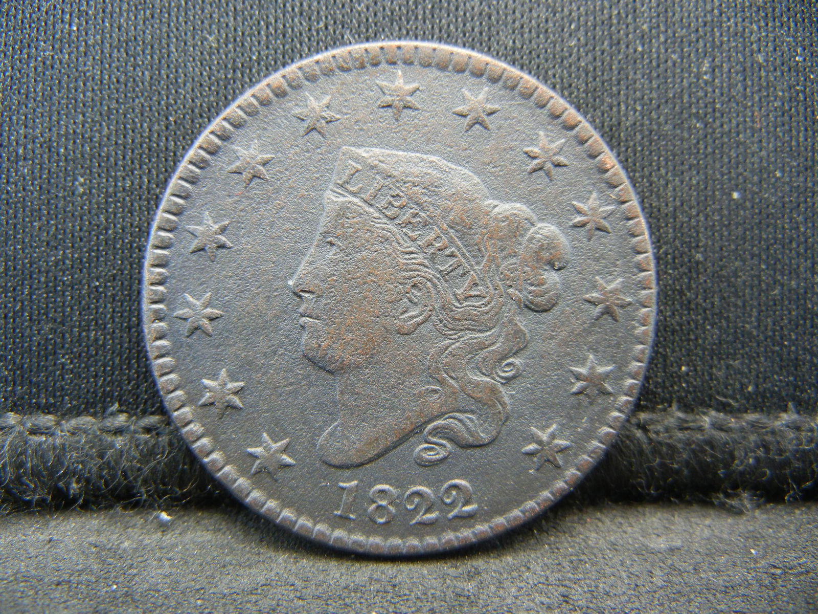 1822 Large Cent   Details Porous (1 of 2)
