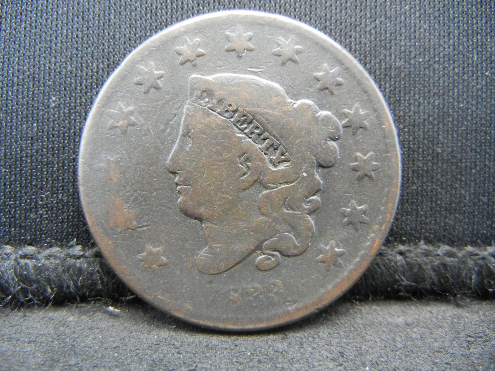 1833 Large Cent (1 of 2)