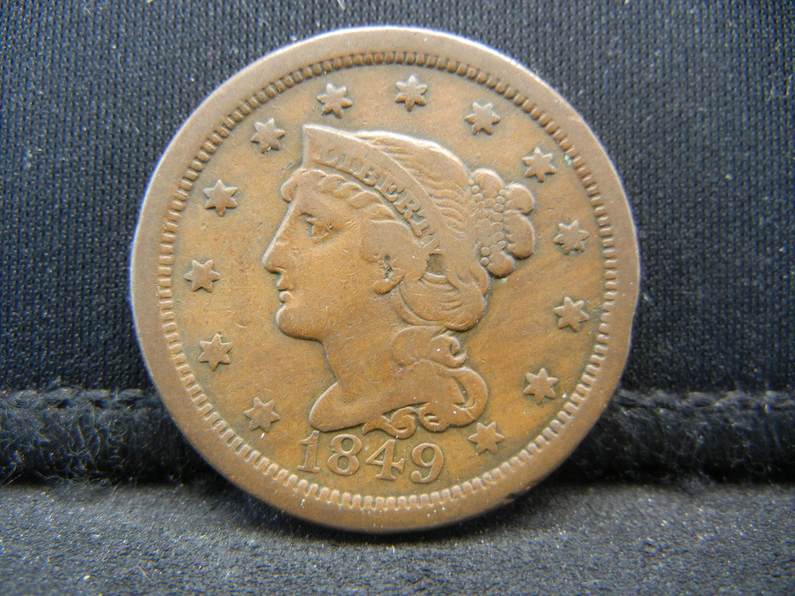 1849 Large Cent XF (1 of 2)