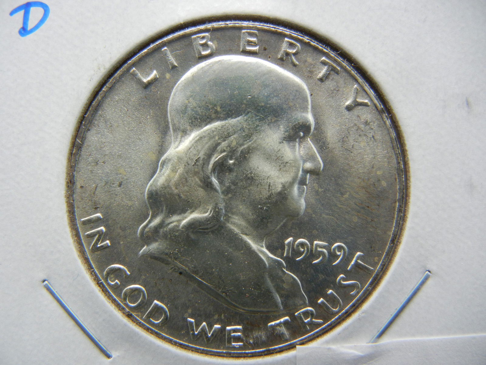 1959 D Franklin Half Dollar CH BU (1 of 3)