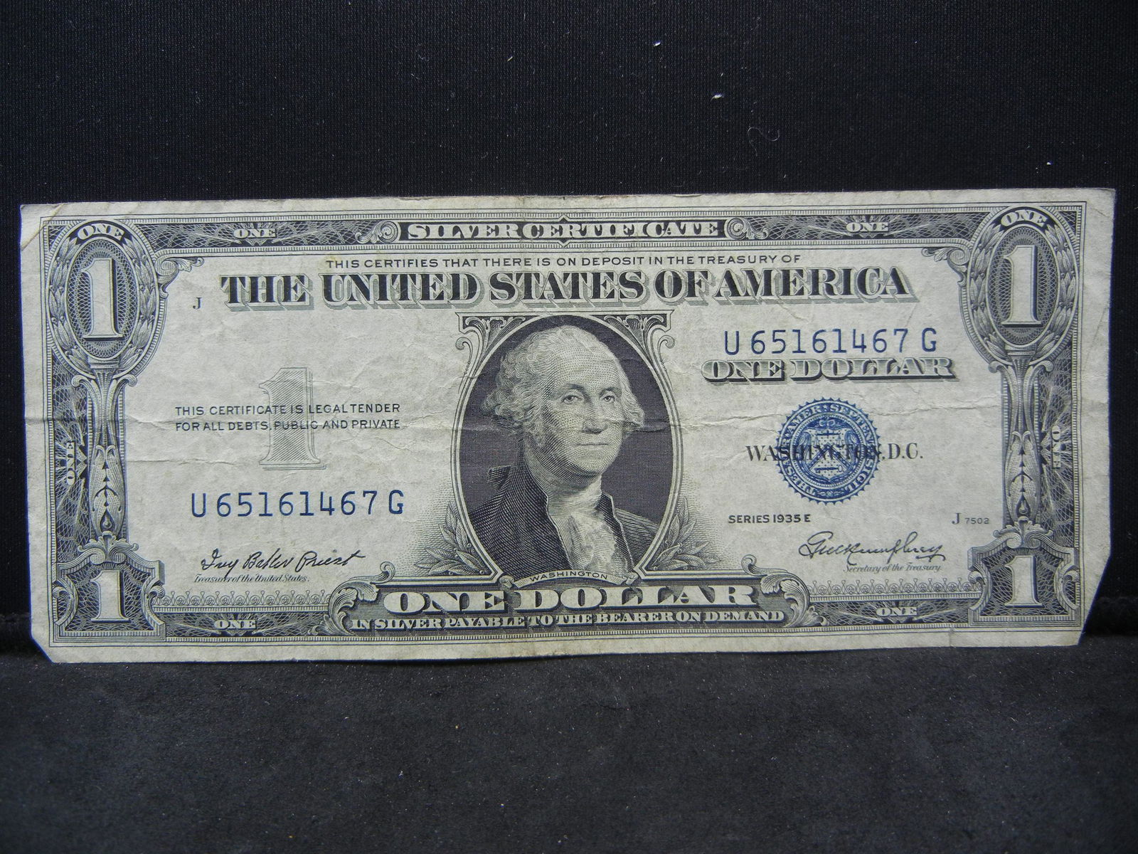 1935 E $1.00 Silver Certificate (1 of 3)
