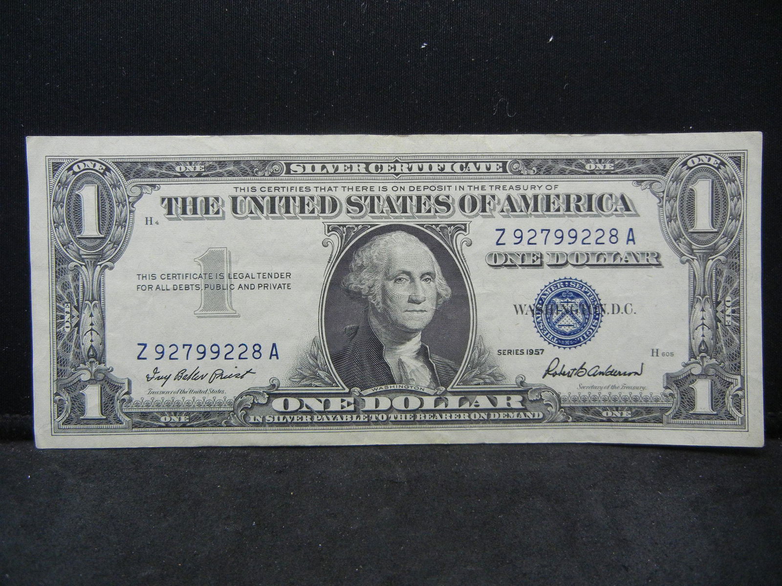 1957 $1.00 Silver Certificate (1 of 3)