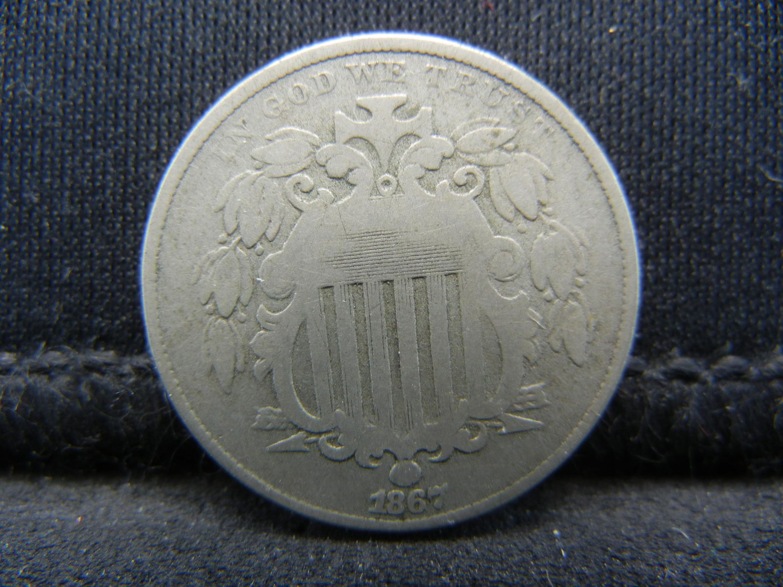 1867 Shield Nickel Nice (1 of 2)