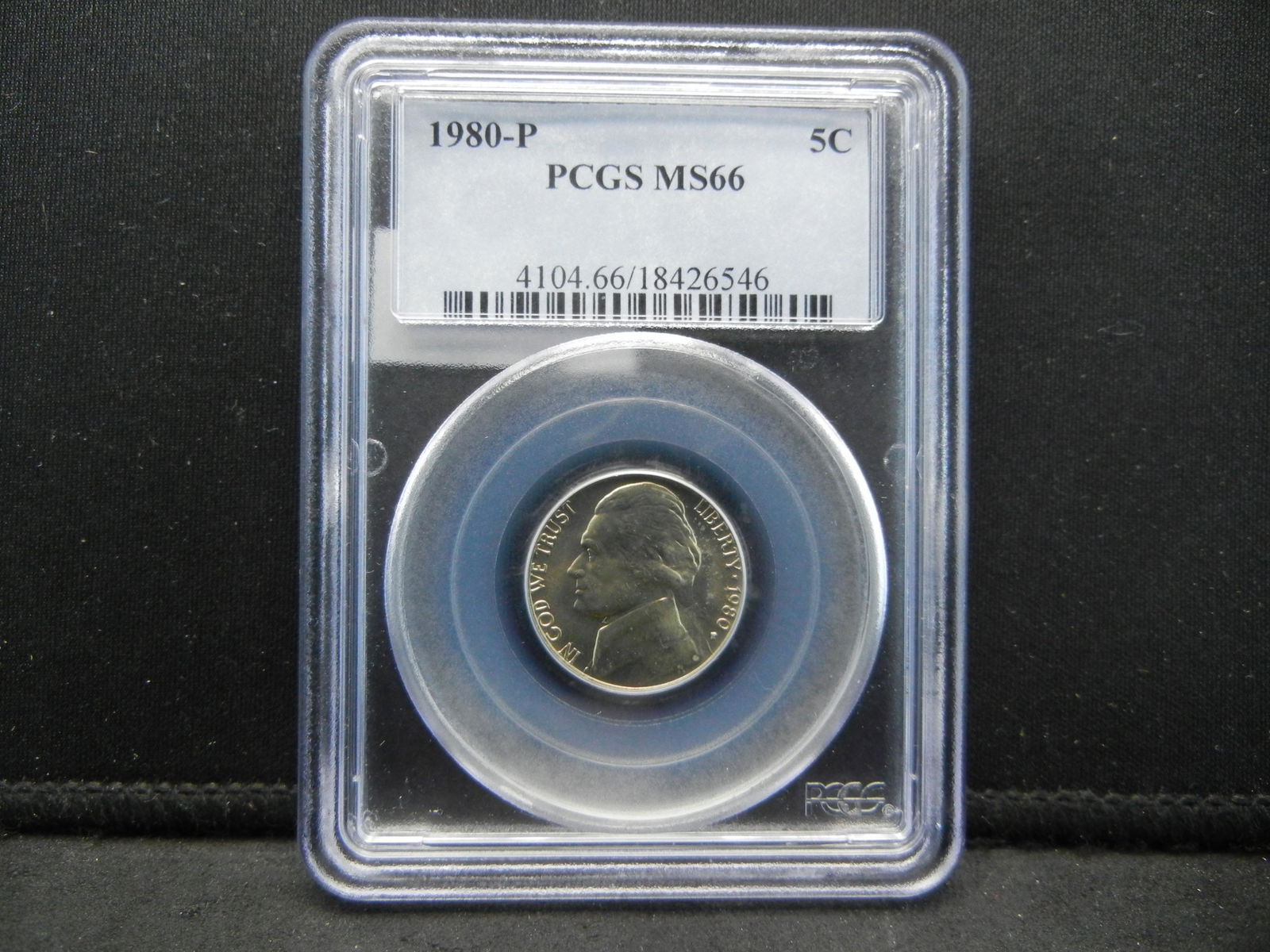1980 Jefferson Nickel PCGS MS66 (1 of 4)