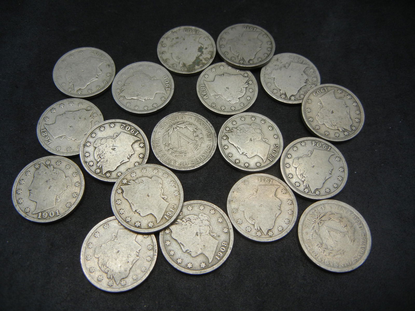 (18) V Nickels Ave Circ+ Nice Mix (1 of 3)