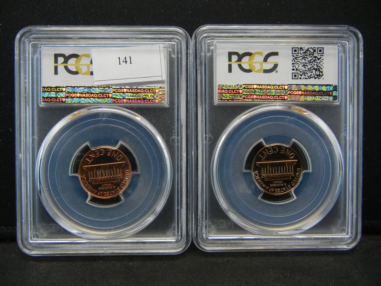 1962,63 Lincoln Cents PCGS PR68RD (1 of 9)
