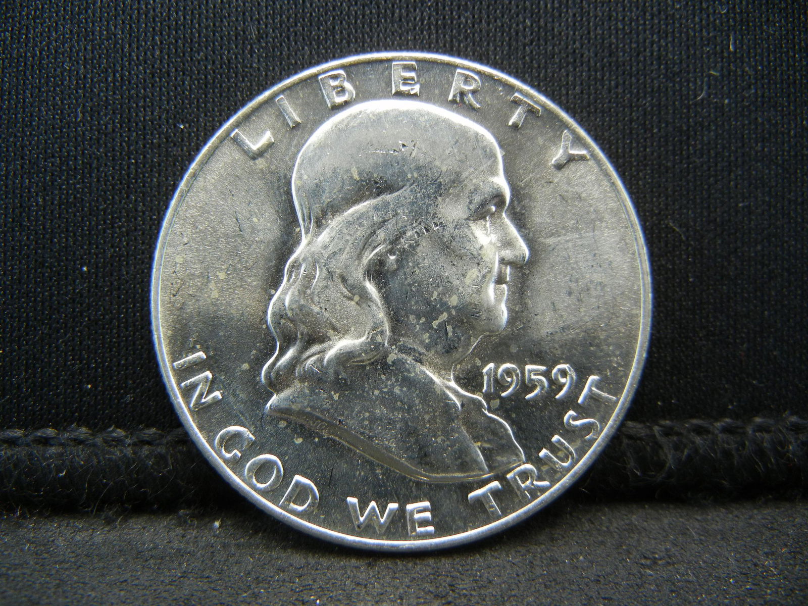1959 CH B U Franklin Half Dollar (1 of 2)