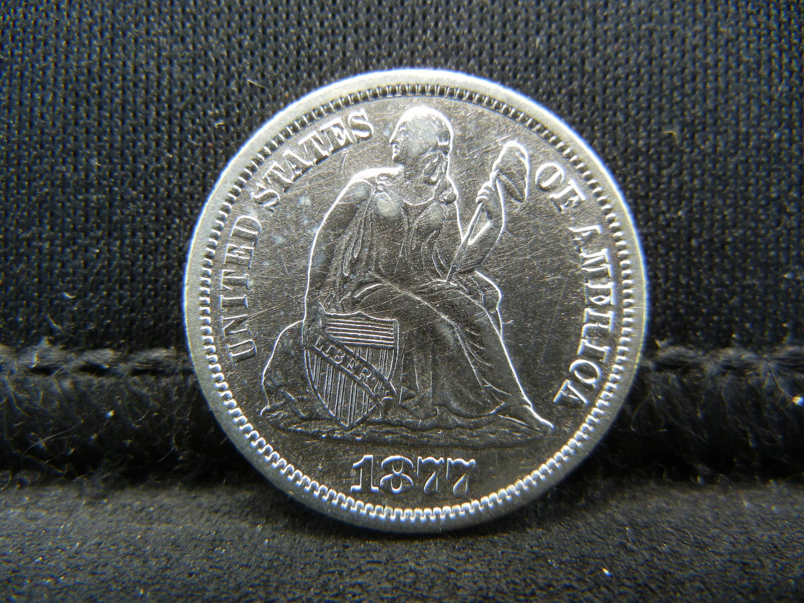 1877 CC Seated Dime (1 of 2)