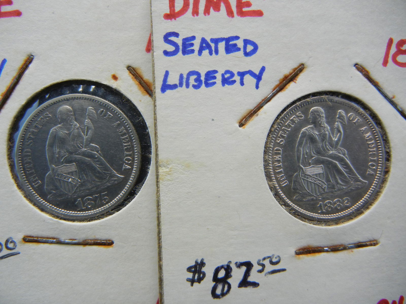 1875+82 Seated Liberty Dime AU (1 of 3)