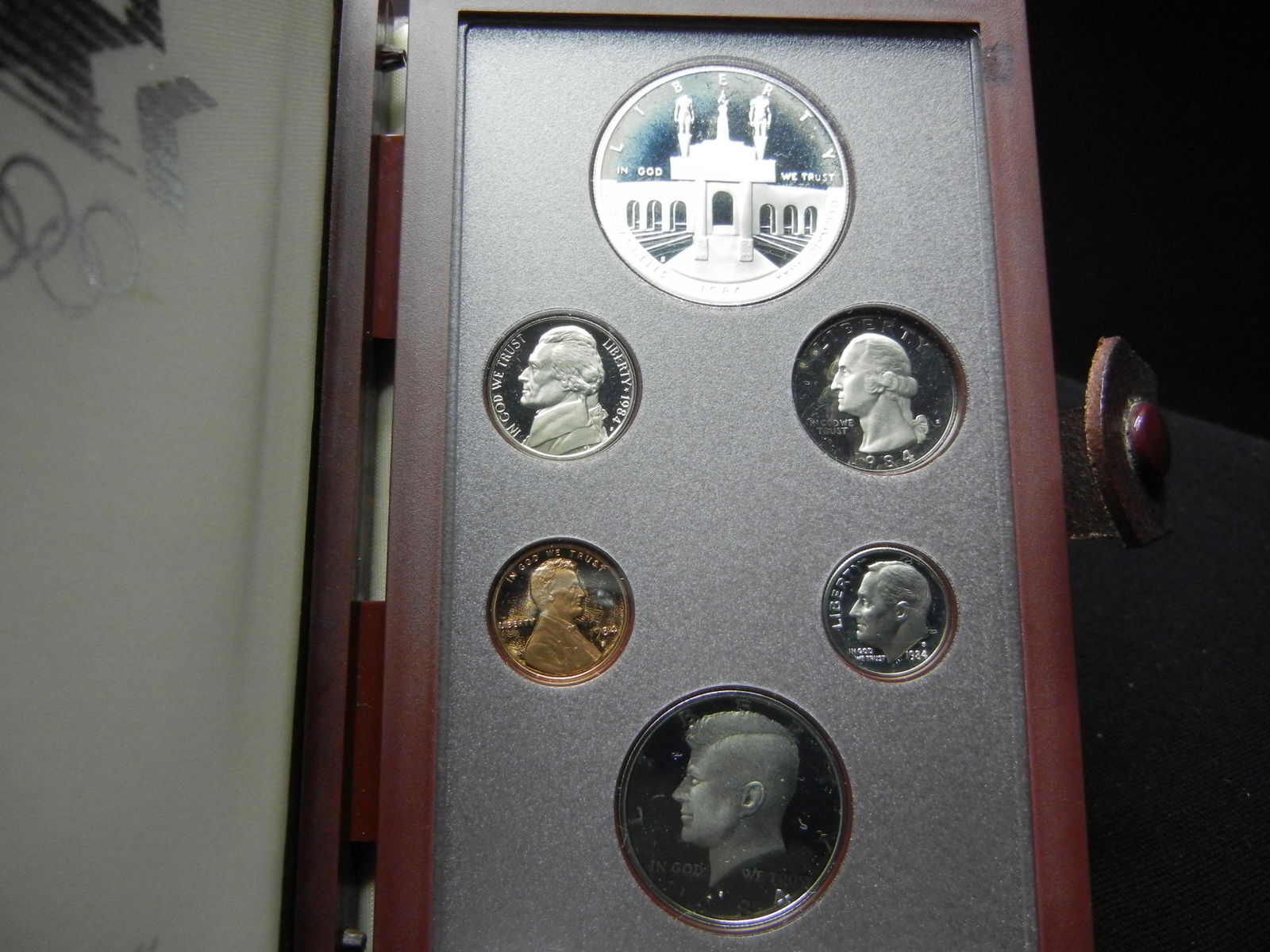 1984 United States 6 Coin Olympic Prestige Proof Set w/ (1 of 4)