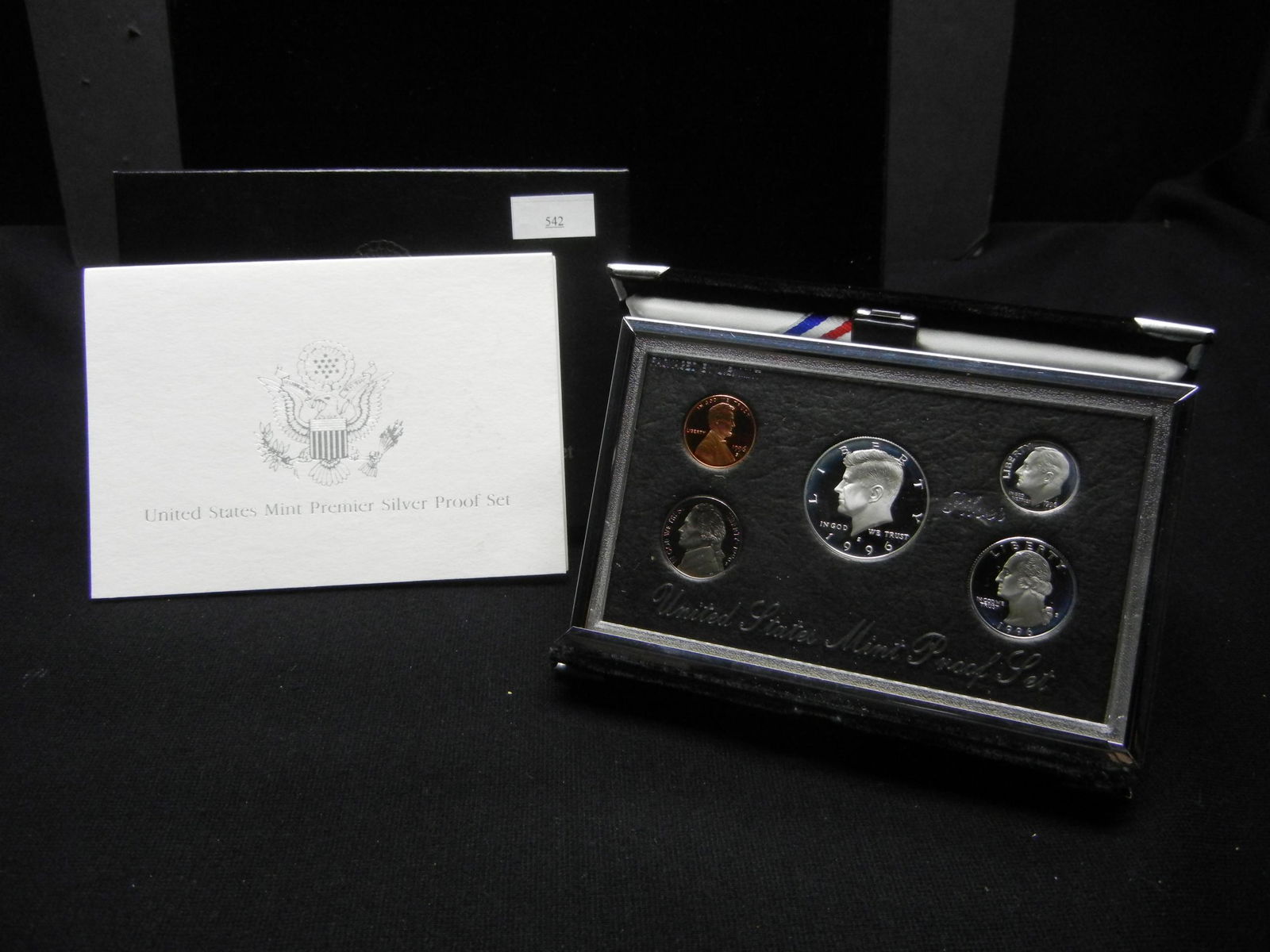 1996 United States Mint 5 Coin Premier Silver Proof Set: 1996 United States Mint 5 Coin Premier Silver Proof Set w/ Original Packaging